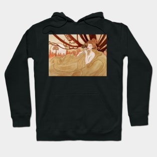 Dusk (after Mucha) Hoodie